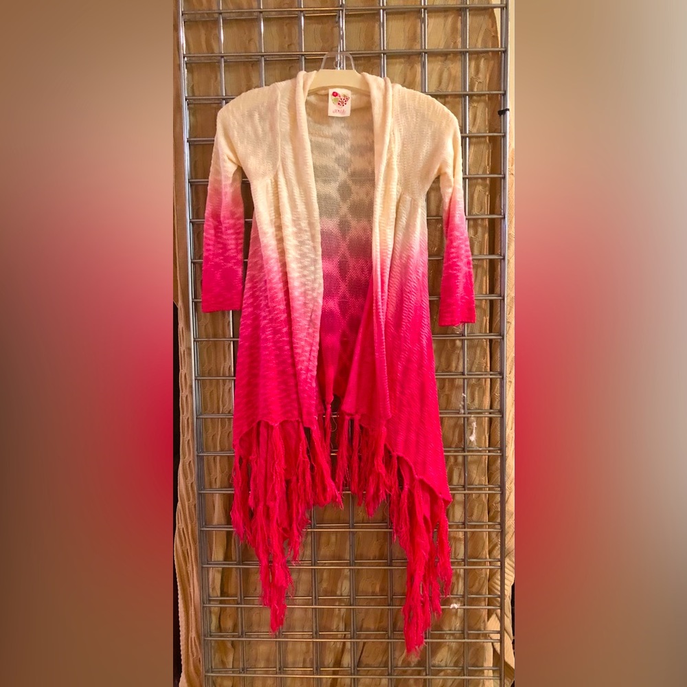 Kiddo by Katie two tone light weight sweater children size large